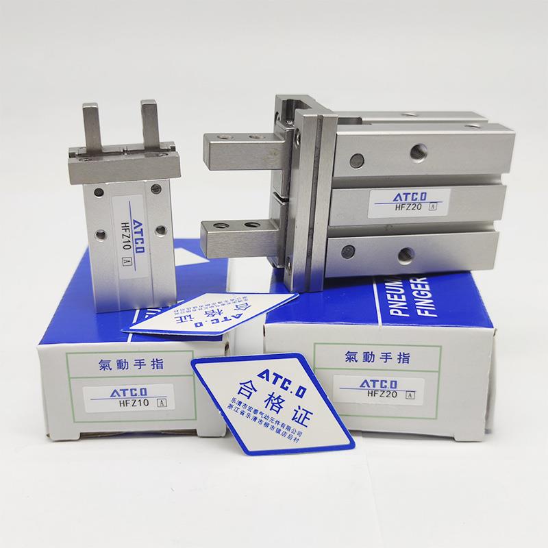 亚德客型气动手指夹爪气缸HFZ16/HFTZ20/HFSZ10/6/25/32/40/N/F/B