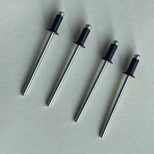 含税 工厂现货精合牌沉头黑色铝拉钉GB12617平头拉铆钉黑抽芯钉