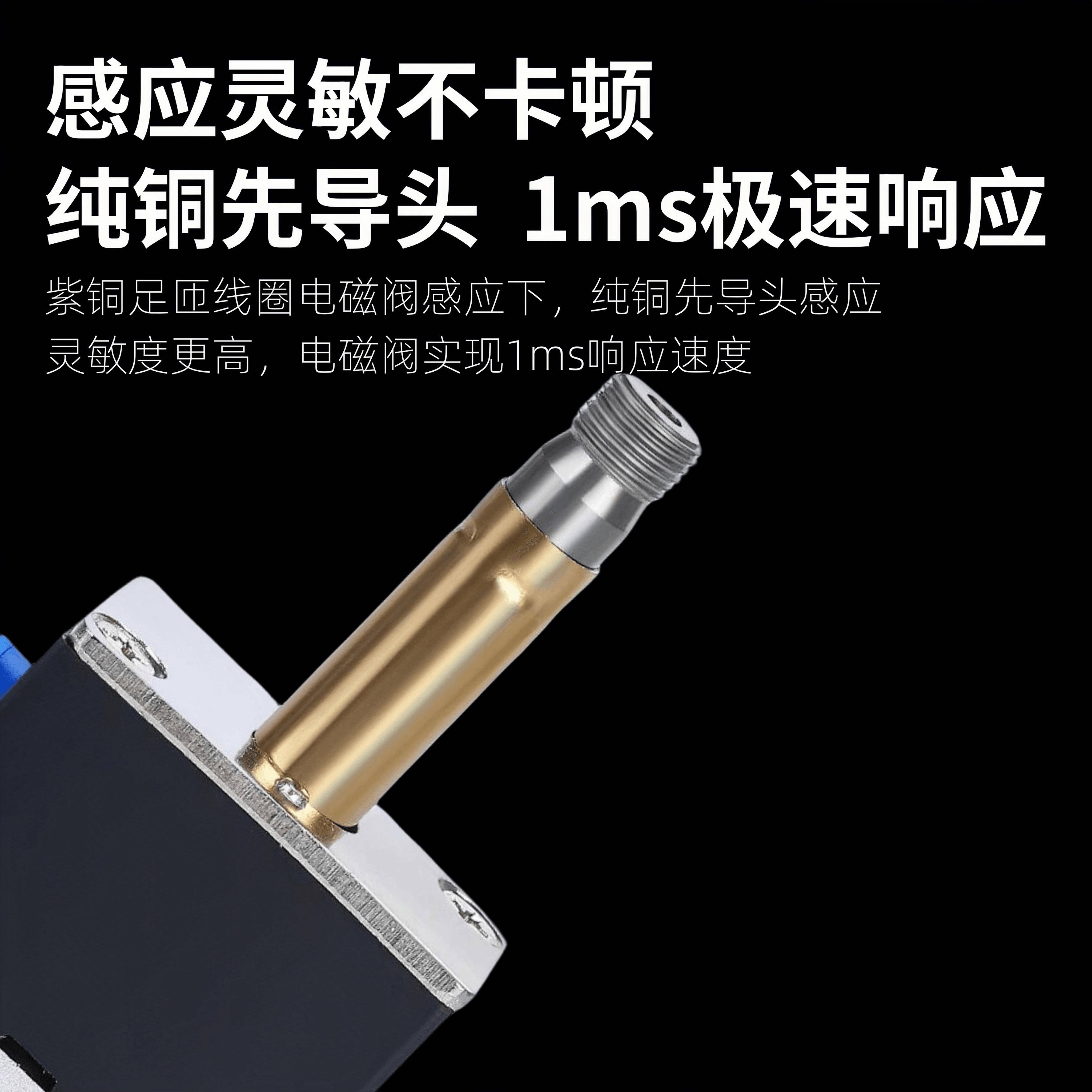 亚德客型电磁阀3V210-08 3V310-10 3V410-15气阀24V二位三通220V