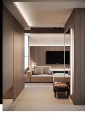 西安木饰面护墙板电视背景墙装饰板科定kd防火板UV免漆木皮板定制