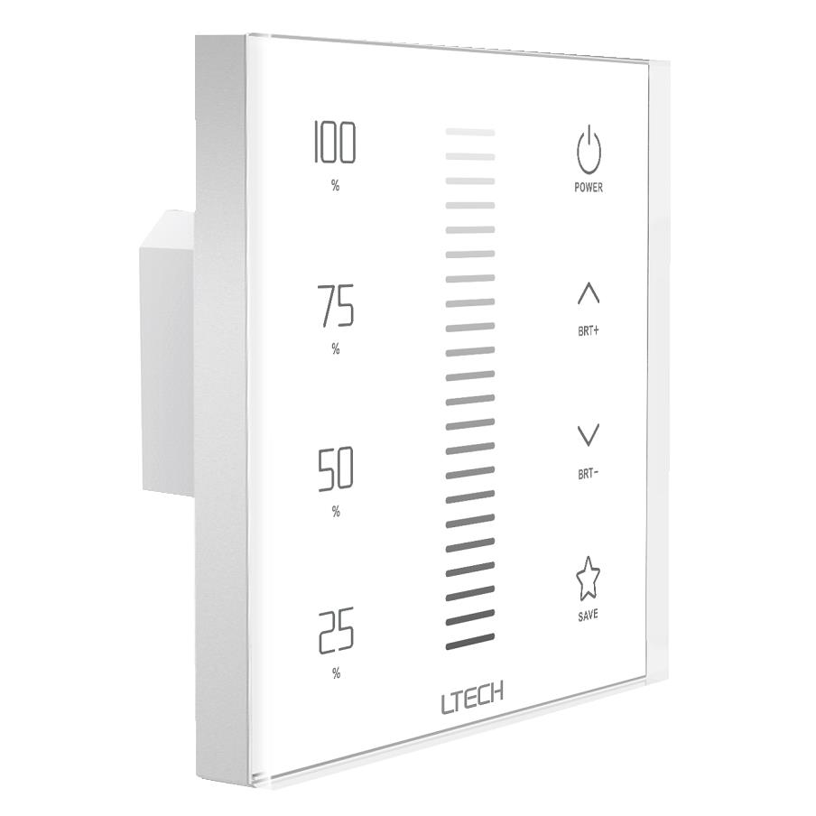 LED220V高压调光开关500W半导体控制整流器旋钮调光86型电子亮度