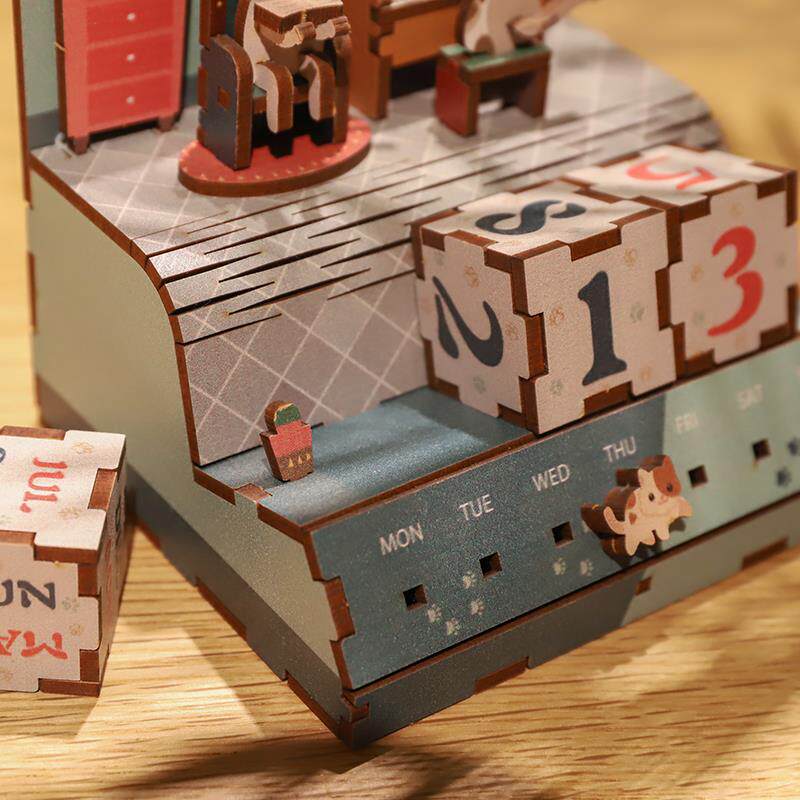 同趣拼装万年历 桌面摆件日历DIY创意装饰品生日礼物南京先锋书店