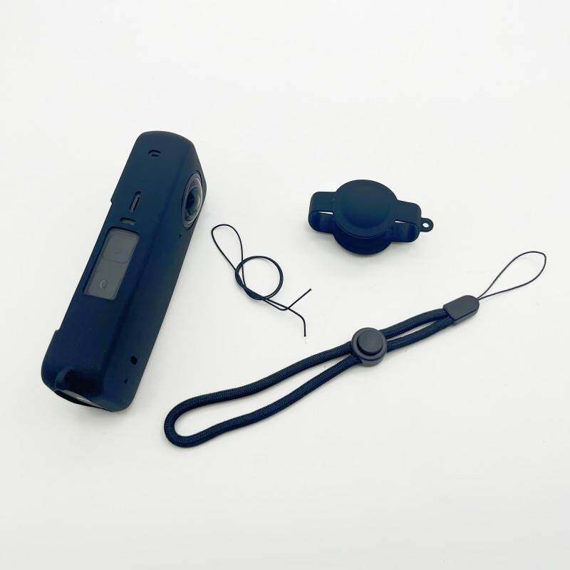 Insta360 X3硅胶套镜头保护罩防摔防冲撞防丢绳运动相机配件套装