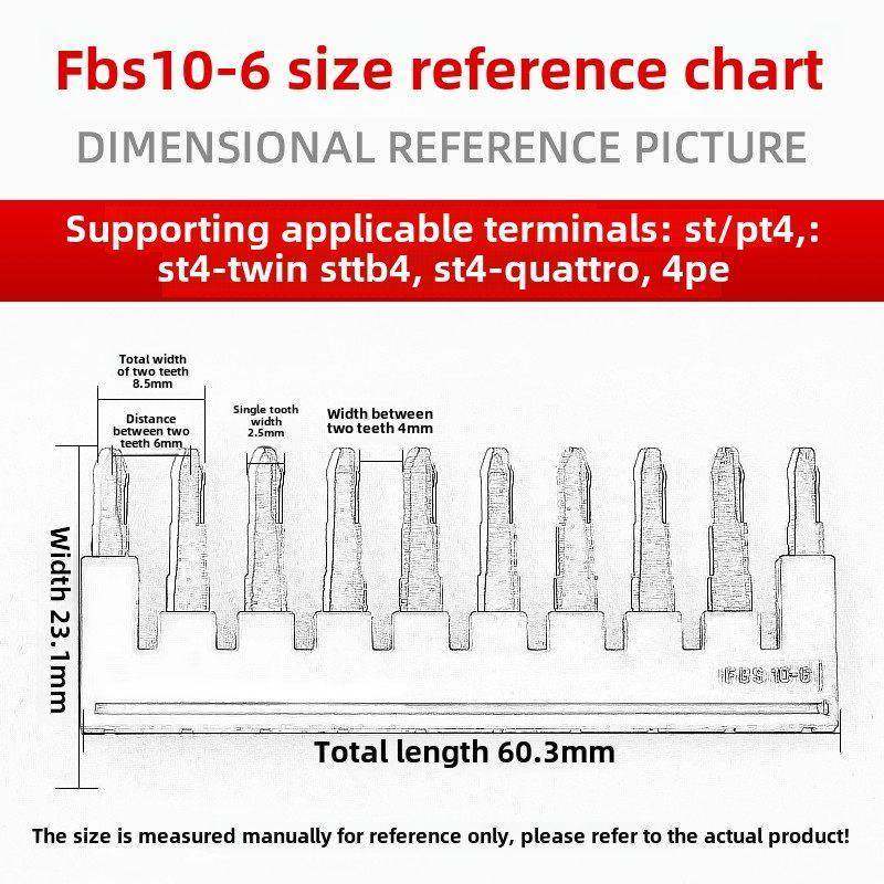 Fbs端子排接线排短连接带母线St/Pt平行排中心连接带铜排,电子/电工,接线端子,淘宝优惠券,粉丝福利购,淘宝优惠卷