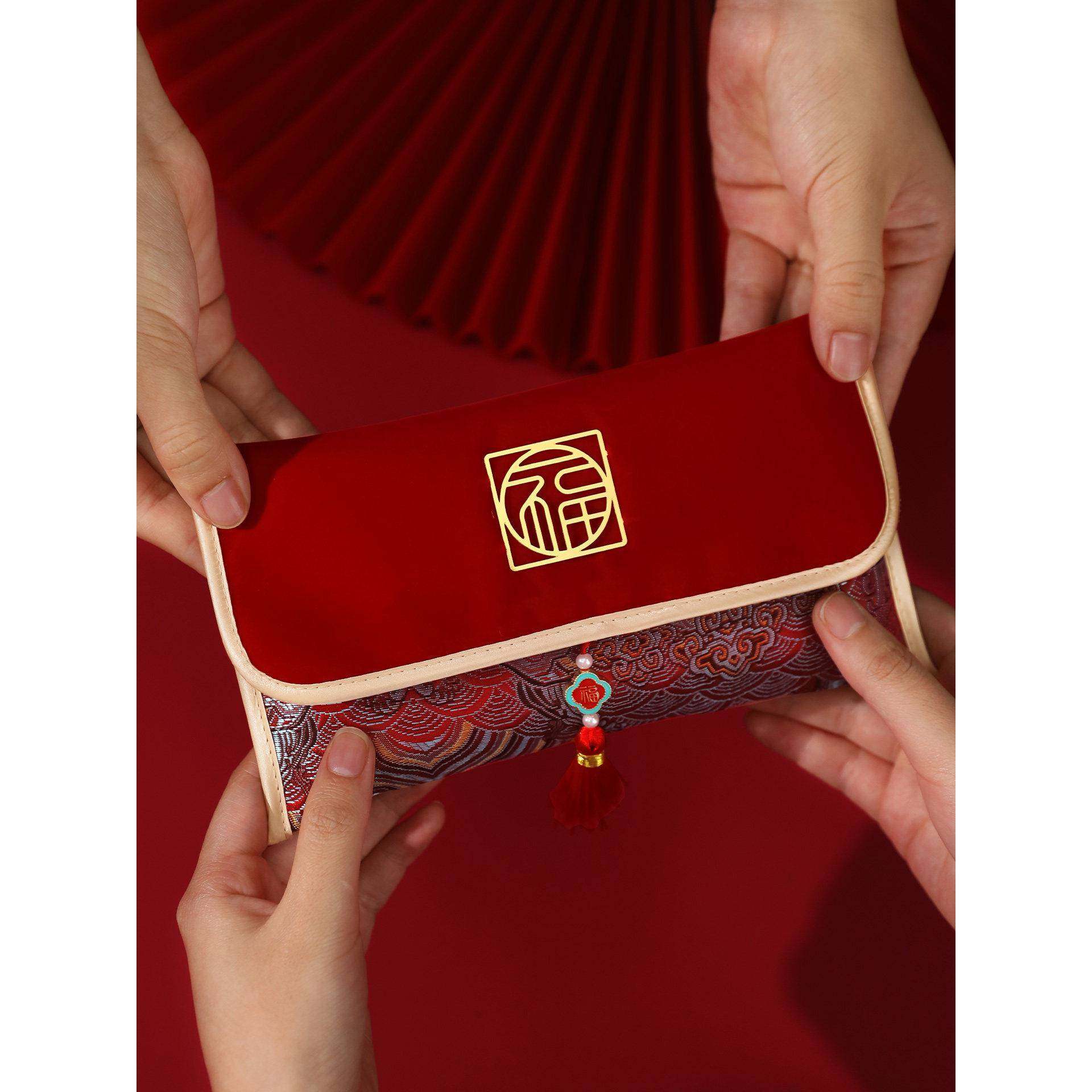 周岁布艺红包袋2025新款高档利是封金榜题名宝宝生日满月万元红包,节庆用品/礼品,红包/利是封,淘宝优惠券,粉丝福利购,淘宝优惠卷