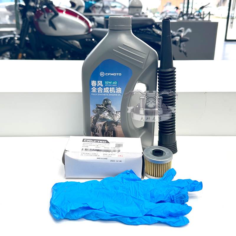春风250Sr原装发动机油Nk My22机油滤芯Clc250Clx摩托车全合成发