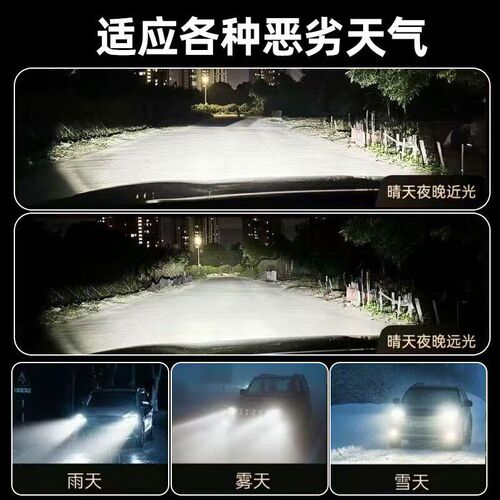 适用吉利帝豪gl远近光gs远景x3博越x6金刚英伦sc7缤越led大灯灯泡