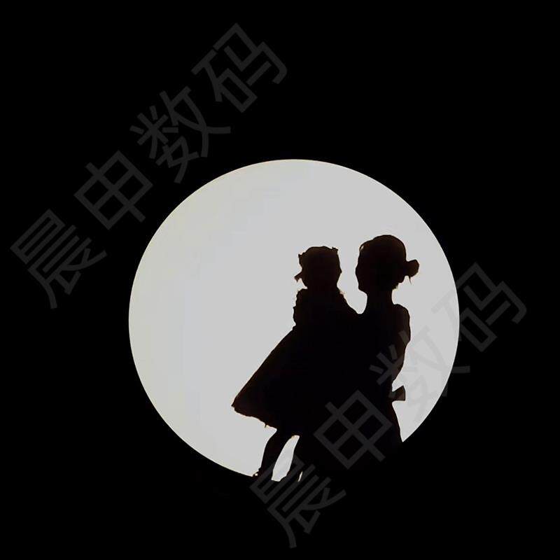 圆形影子舞婚礼出场秀专用灯幕布剧灯光灯舞台主播舞蹈单人秀幕布