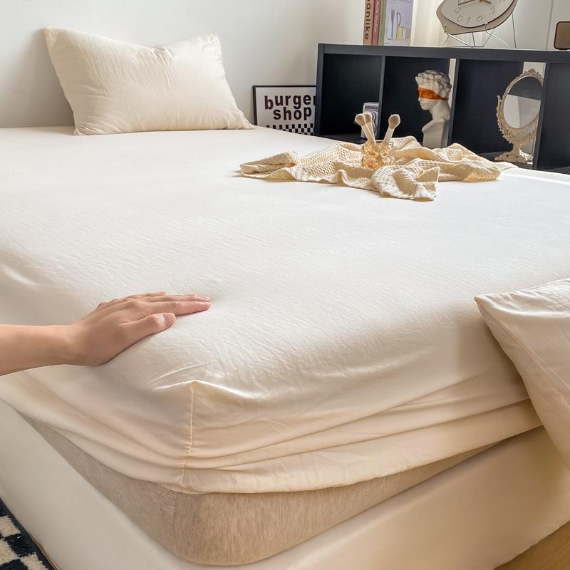 日式床笠单件非全棉床罩全包床单四季席梦思床垫保护套1.5米夏季