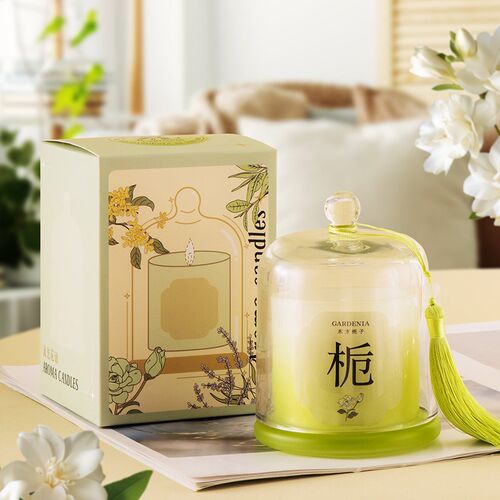 桂花香薰蜡烛礼盒套装卧室内持久家用高级香氛摆件送女生日礼物