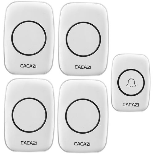 电子门铃无线家用远距离智能触摸免打孔别墅一拖四门玲感应呼叫铃