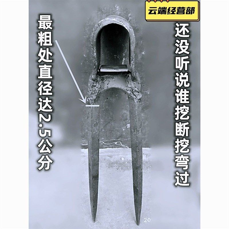 重型手工锻打两齿锄老式耙叉叉开荒挖硬土二齿锄头农用多功能带把,农机/农具/农膜,锄头,淘宝优惠券,粉丝福利购,淘宝优惠卷