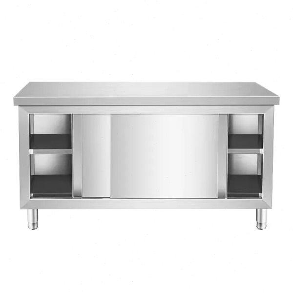 304不锈钢推拉门台碗碟柜切菜桌面酒店厨房操作台打荷台商用,家装主材,商用厨房操作台/工作台,淘宝优惠券,粉丝福利购,淘宝优惠卷