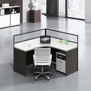 苏美特办公屏风办公桌简约现代职员桌员工桌员工工作位电脑桌卡座