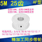 6.35 同步带轮5M25齿内孔5 12.7 25同步轮