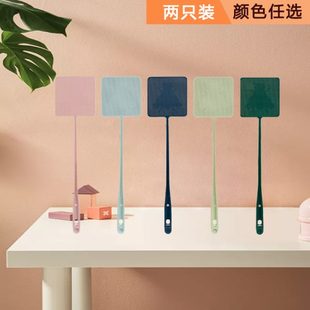 驱蚊拍大号硅胶拍不烂柔软苍蝇拍加厚加大塑料拍加长家用长柄耐用