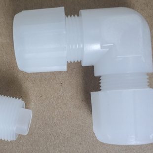 F塑料0 耐管V度 PF强P卡套接头四氟管A酸腐蚀 D9弯通