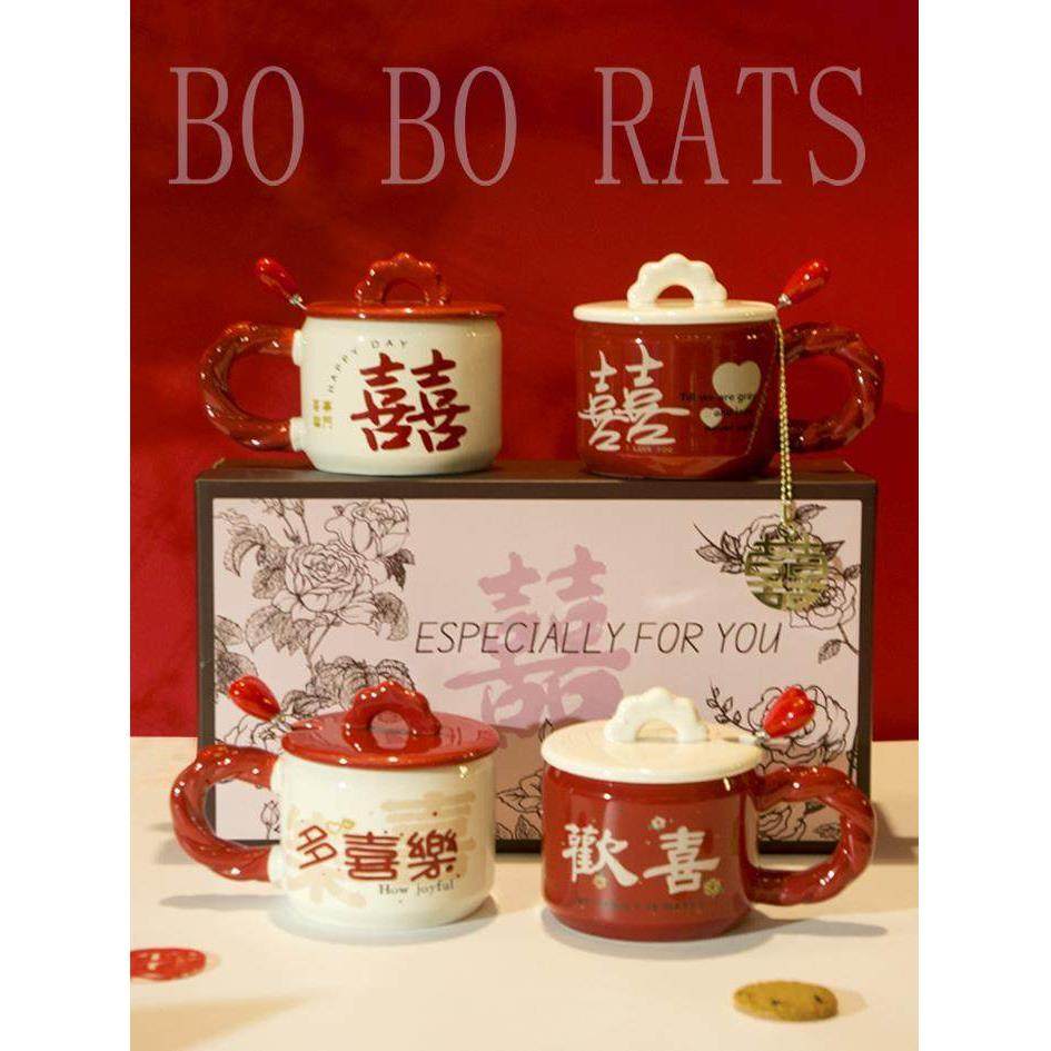 新婚结婚对杯礼物闺蜜高级实用情侣陶瓷马克水杯礼盒送新人送闺蜜,餐饮具,杯子套装/情侣对杯,淘宝优惠券,粉丝福利购,淘宝优惠卷