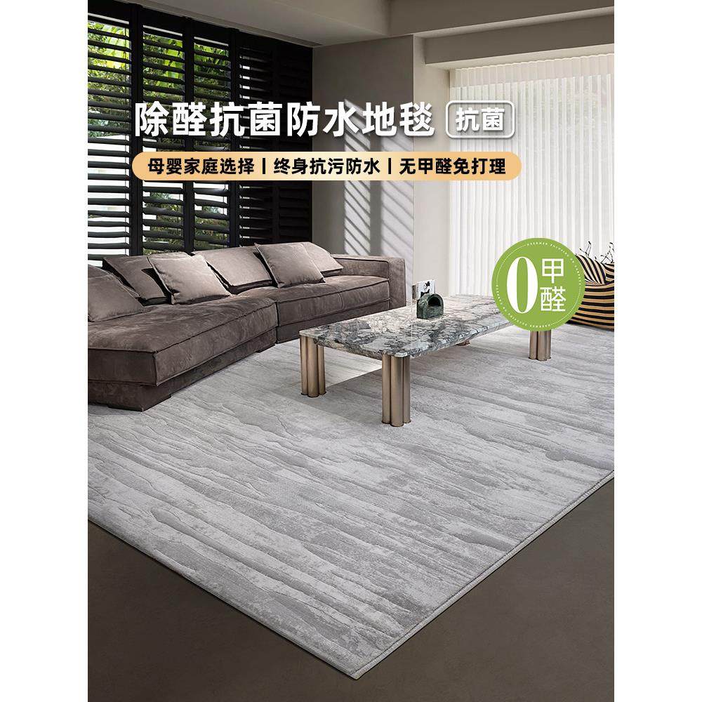 地毯抗菌防水除甲醛家居客厅地毯土耳其进口加厚防污卧室地毯定制