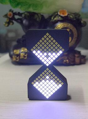 解压电子沙漏计时器学生学习专用漏斗流沙倒计时发光重力感应沙漏