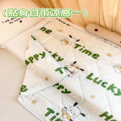 儿童夏凉被夏季薄款宝宝空调被婴孩亲肤冰丝凉感被幼儿园午睡被子