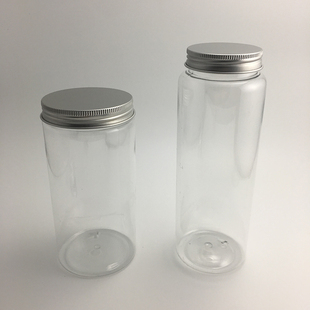 一次性加厚塑料带盖空瓶茶素匠泰茶直筒瓶冷泡茶饮料果汁脏脏杯