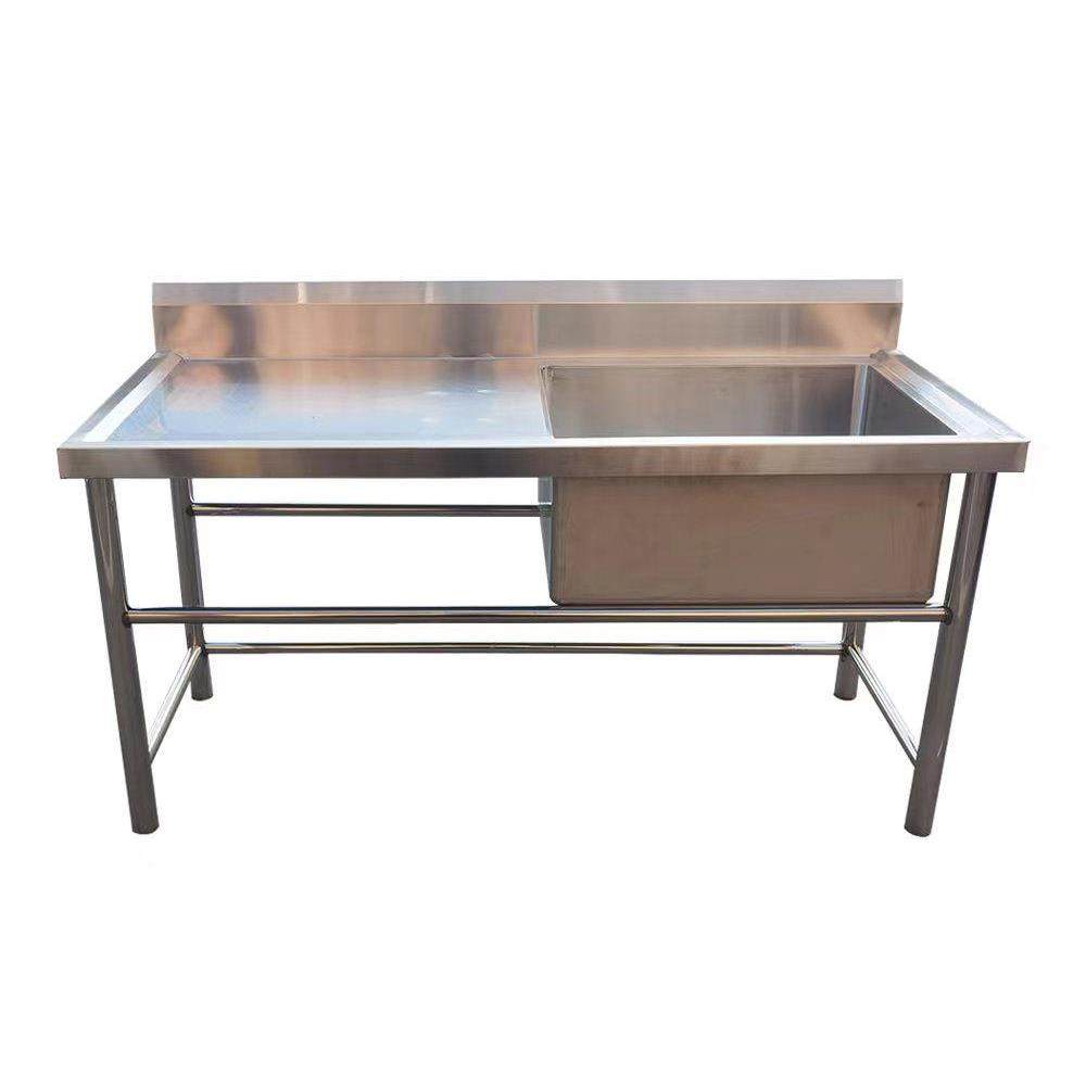 加厚304不锈钢洗菜盆洗碗池双槽三槽水池单槽带平台支架厨房饭店,金属材料及制品,不锈钢制品,淘宝优惠券,粉丝福利购,淘宝优惠卷