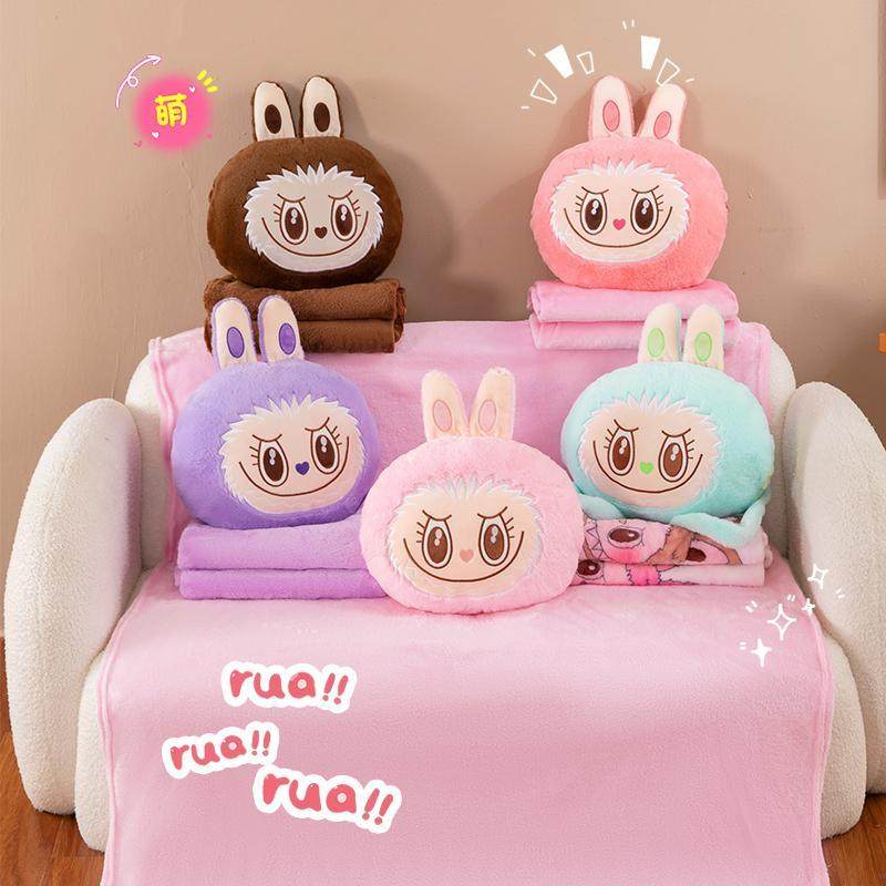 卡通抱枕被子两用车载靠垫抱枕毯子二合一空调被儿童被子午睡枕