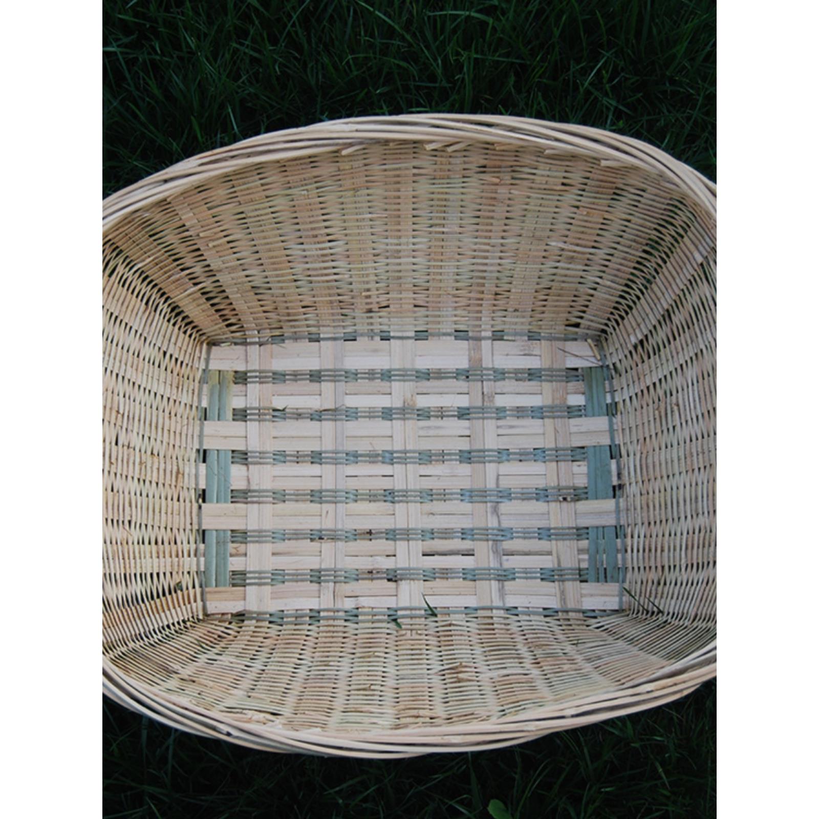 采购产品竹篮，手工编织的蔬菜篮子，鸡蛋和水果篮子，储存竹篮，