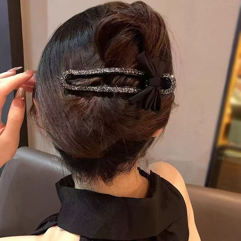 【下单立减50】韩版一字夹抓夹女后脑勺发夹夹盘懒人鸭嘴夹_WF