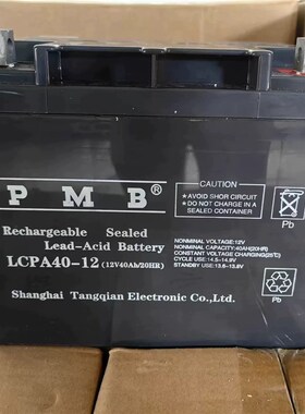 PMB蓄电池LCPA40-12 12V40AH直流屏消防主机应急照明监控通讯储能