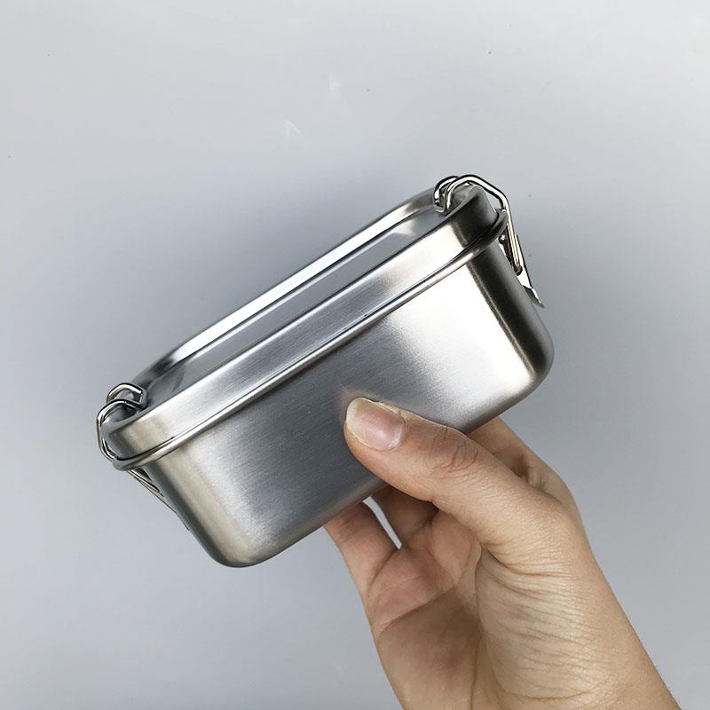 食品级不锈钢密封盒304保鲜防漏酱料储存小号密封盒图片