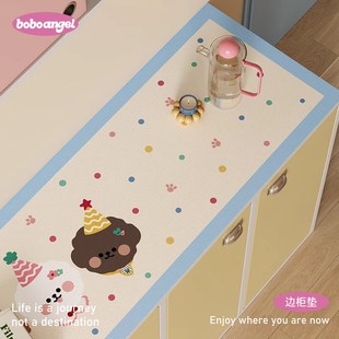 柜防臟墊電視柜防水臺(tái)面桌布茶幾免洗玄關(guān)柜臺(tái)布 Hi皮小狗餐邊柜鞋