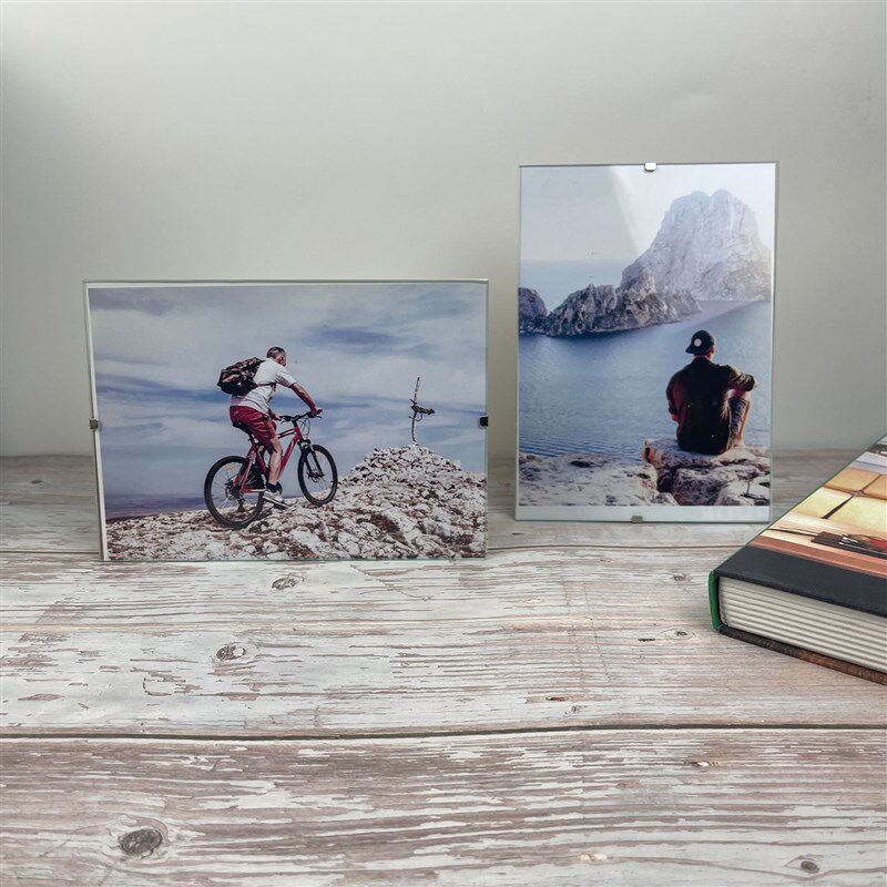 新款创意相框 磨边玻璃面无边摆桌5寸6寸7寸8寸10寸A4寸相框 画框