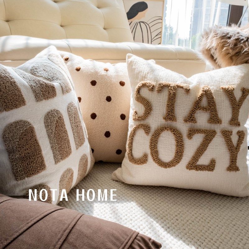 中古风抱枕套奶油风靠枕簇绒抱枕女生睡觉用抱枕客厅沙发软装靠垫,居家布艺,靠垫/抱枕,淘宝优惠券,粉丝福利购,淘宝优惠卷