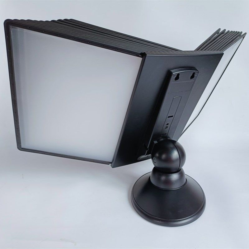 厂家桌面翻页文件架旋转40面台式餐厅A4指导文件夹资料翻页展示架