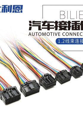 174044-2TE型汽车连接器 升窗器总成插头174045-2 针座线束接插件