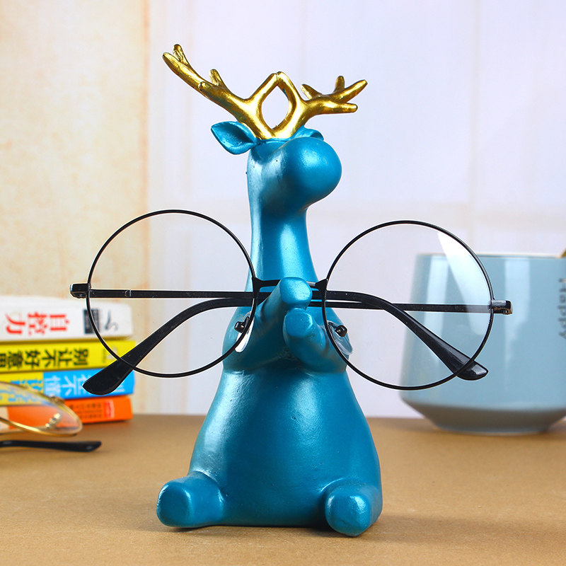 创意小鹿眼镜架子眼镜店桌面陈列道具装饰可爱树脂眼镜支架摆件,商业/办公家具,眼镜货架,淘宝优惠券,粉丝福利购,淘宝优惠卷