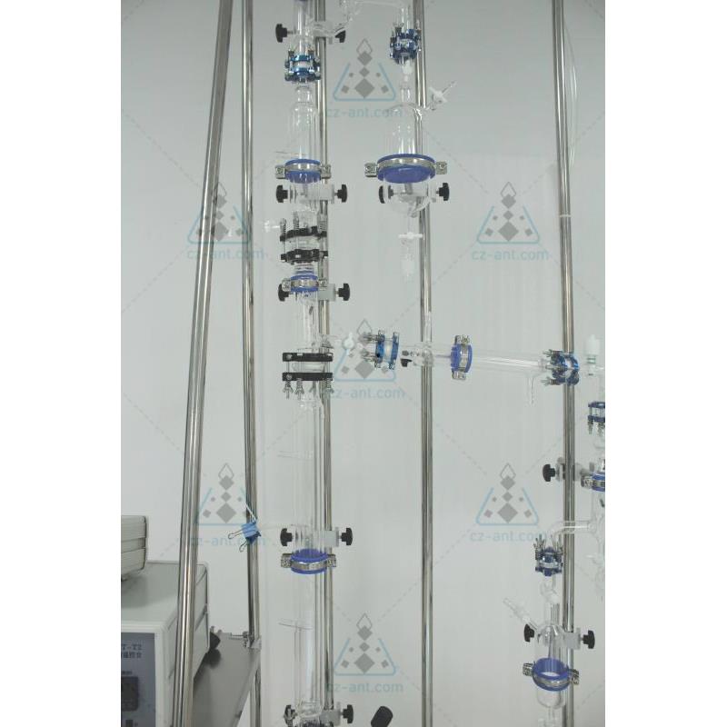 石英玻璃精馏装置/实验室小试精馏装置/去离子精馏装置