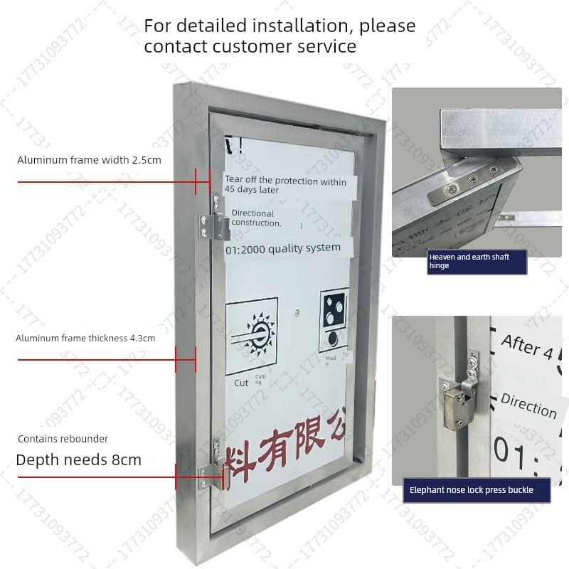 木饰面隐形门暗门消防栓隐形门隐形检修门电箱瓷砖隐藏式检修门