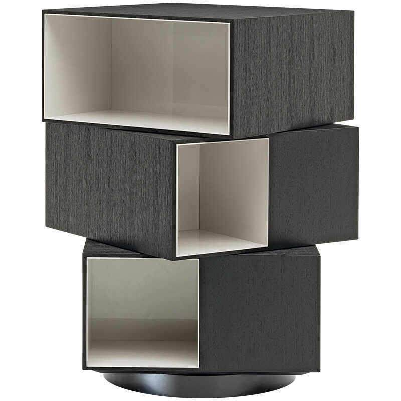 意式极简书柜设计师创意轻奢家用360度可旋转书架Page落地置物架,住宅家具,床头柜,淘宝优惠券,粉丝福利购,淘宝优惠卷