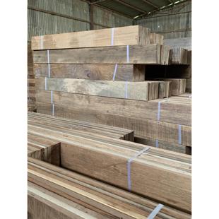 旧木板实木地板落叶松风化复古松木株木老木板做旧榆木原木旧地板