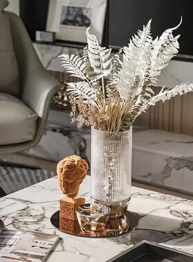 轻奢现代小户型客厅茶几边几摆件售楼处样板间餐桌软装组合套装