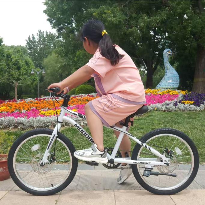 MoodBike新款18寸20寸轻便儿童自行车青少年学生车男女城市代步车