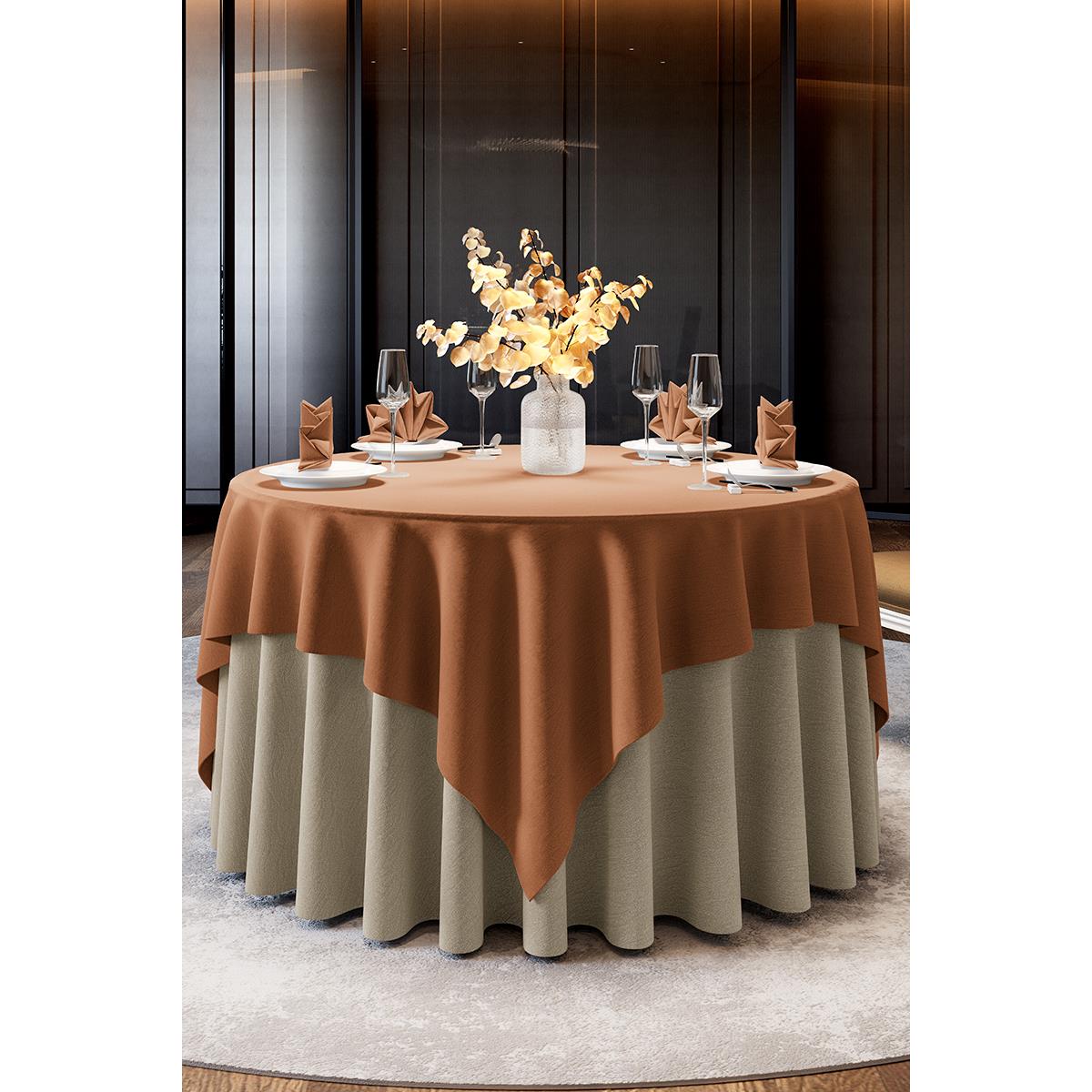 酒店桌布布艺加厚欧式餐桌茶几饭店圆形家大圆桌桌布饭厅桌布桌裙
