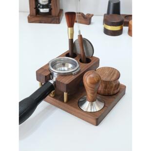 咖啡机底座、散粉机配件、咖啡机手柄、辅助填充支架、胡桃木器皿