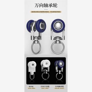 铝合金导轨挂钩式 轴承轮静音窗帘轨道滑轨顶侧装 滑道单双直轨弯轨