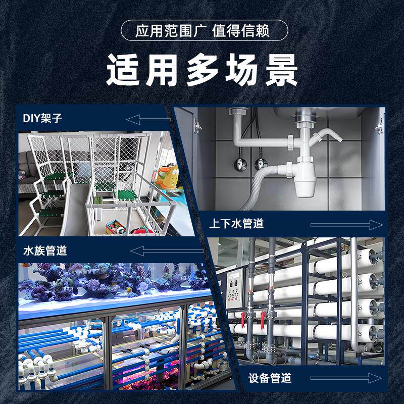 PVC宝塔外丝直通软管接头塑料灰卡箍6分1寸20转12变14 16 8 25 32