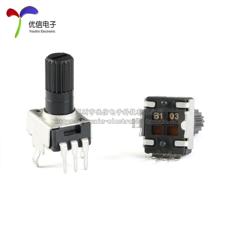 RV09型电位器 1K/5K/10K/50K/100K 立式圆轴梅花柄 0932电位器