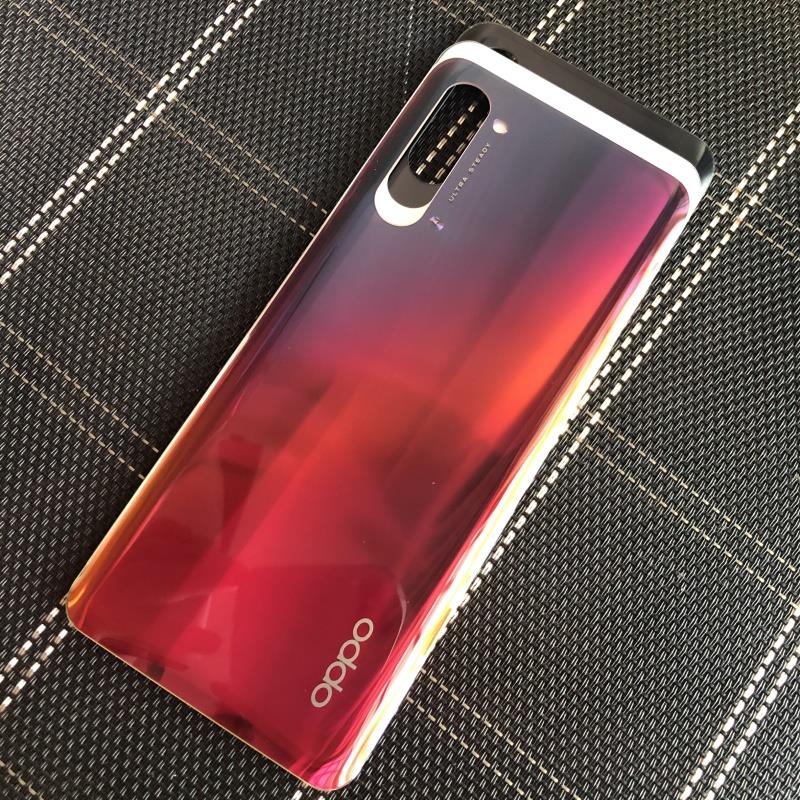 Oppo k7原装玻璃后盖后背壳电池仓底壳reno3 pro手机壳后屏翻新用